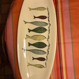 Plat à poissons en faïences de Gien