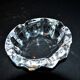 Saint-Louis crystal ashtray 10x4cm