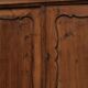 Practical old pine Dutch corner cabinet with nice details and patina