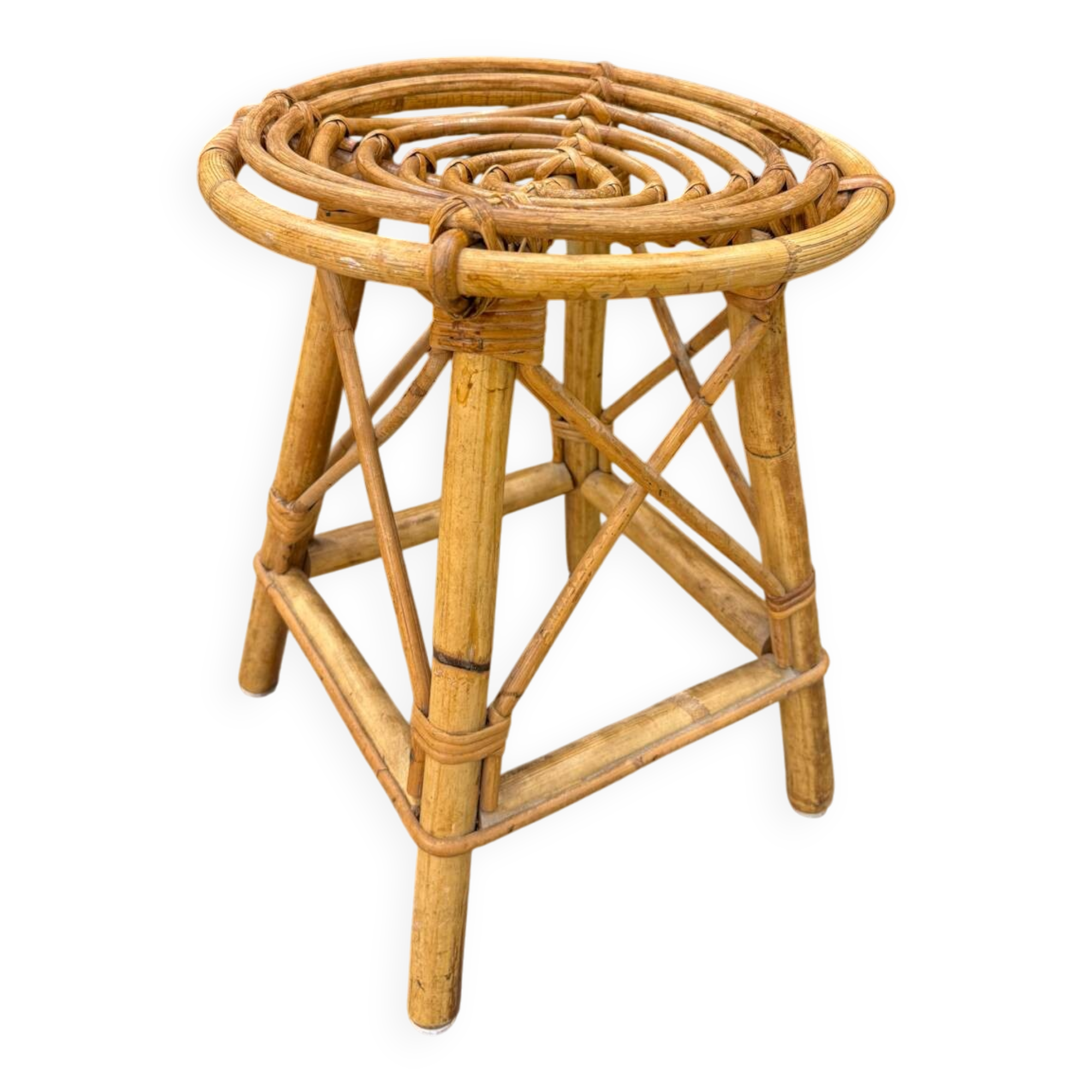 Tabouret rotin