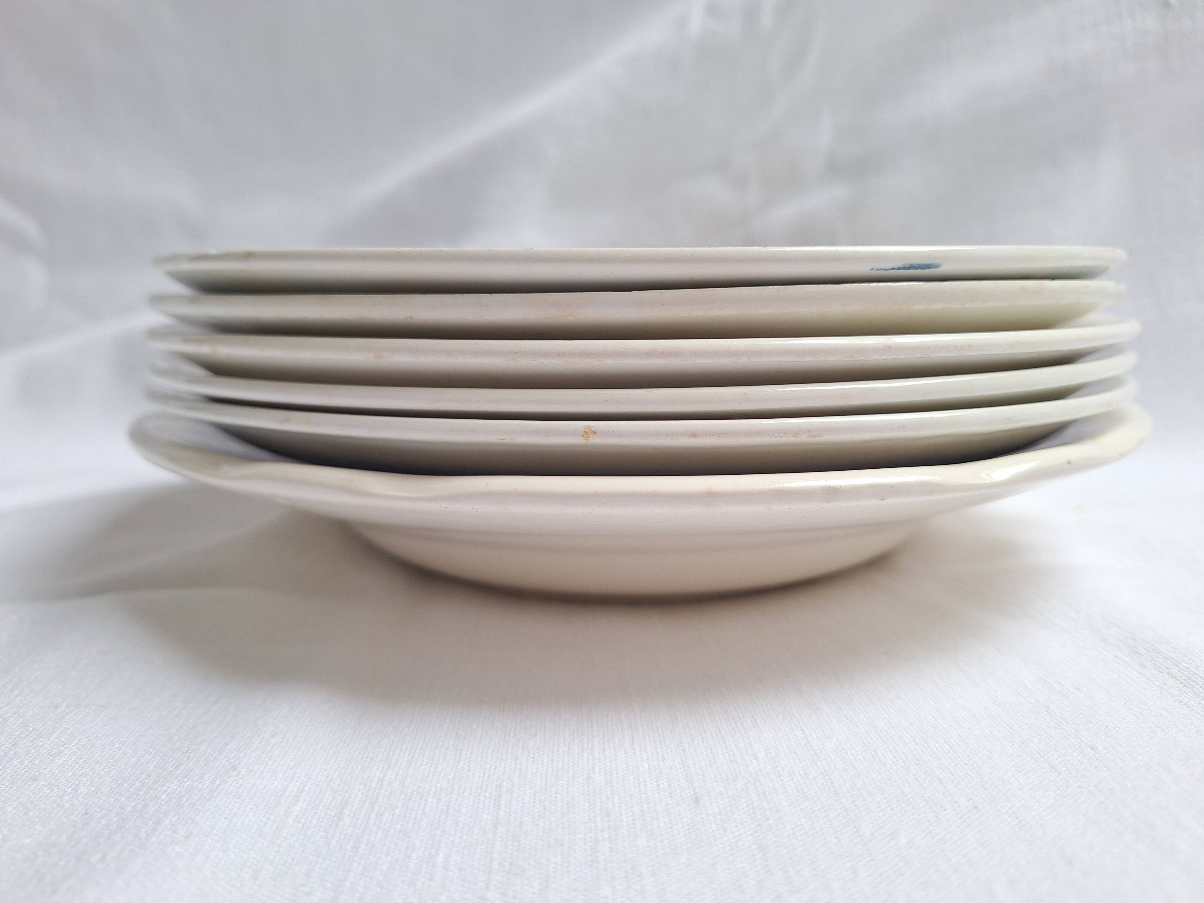 St Amand and Moulin des Loups soup plates