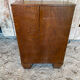 Shelf antique furniture art deco oak wood 1920s 1930s vintage