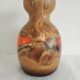 Vase pichet aux émaux rouge-orange West Germany