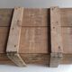 Transport case L58xD30,5xH34cm wood storage