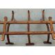 Curved wooden coat rack circa 1900