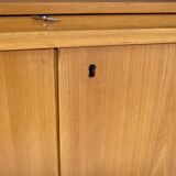 Scandinavian elm bookcase, Swedish modern, Sweden, 1940