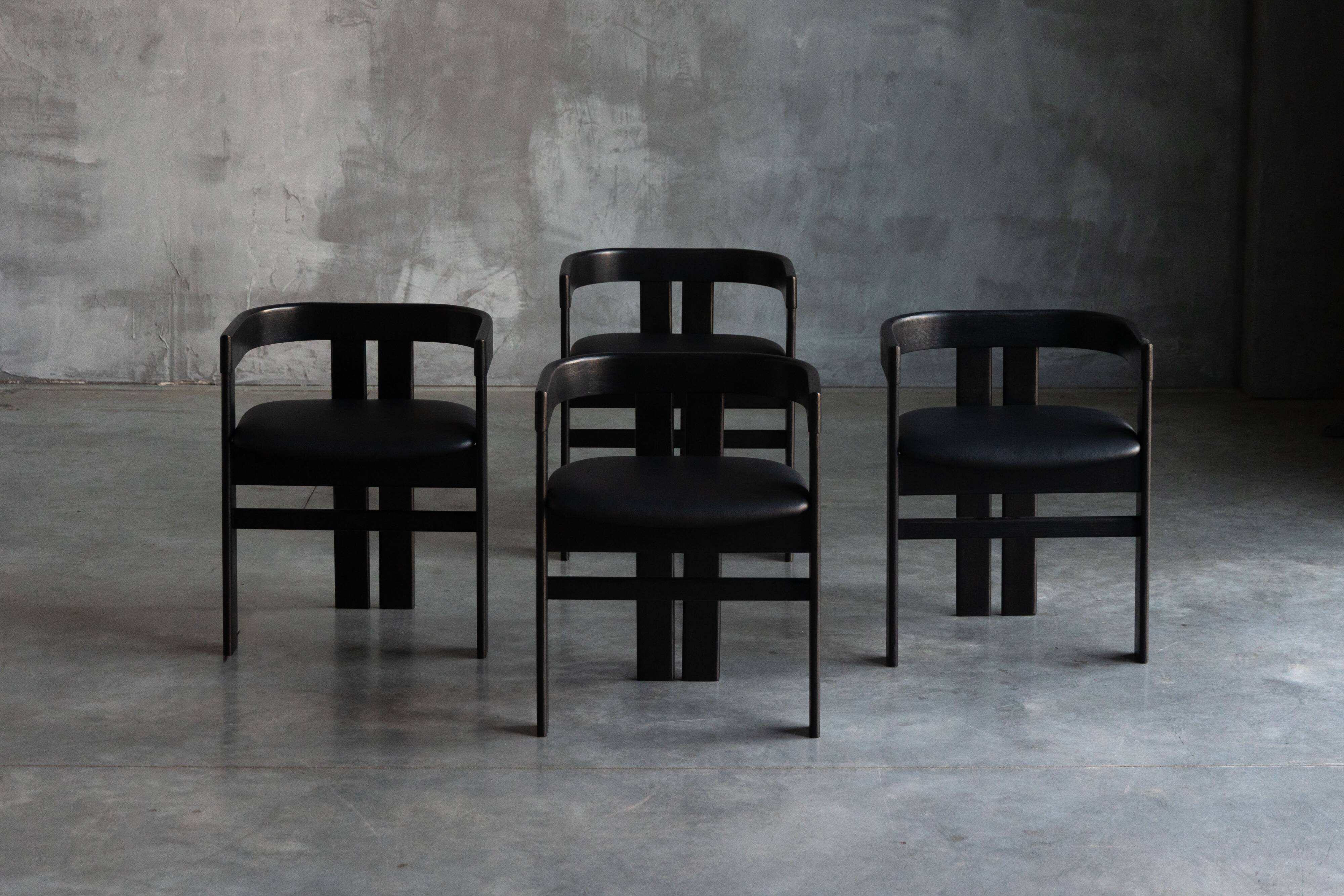 Pigreco chairs by Tobia Scarpa for Tacchini, Italy, 1960s