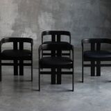 Pigreco chairs by Tobia Scarpa for Tacchini, Italy, 1960s