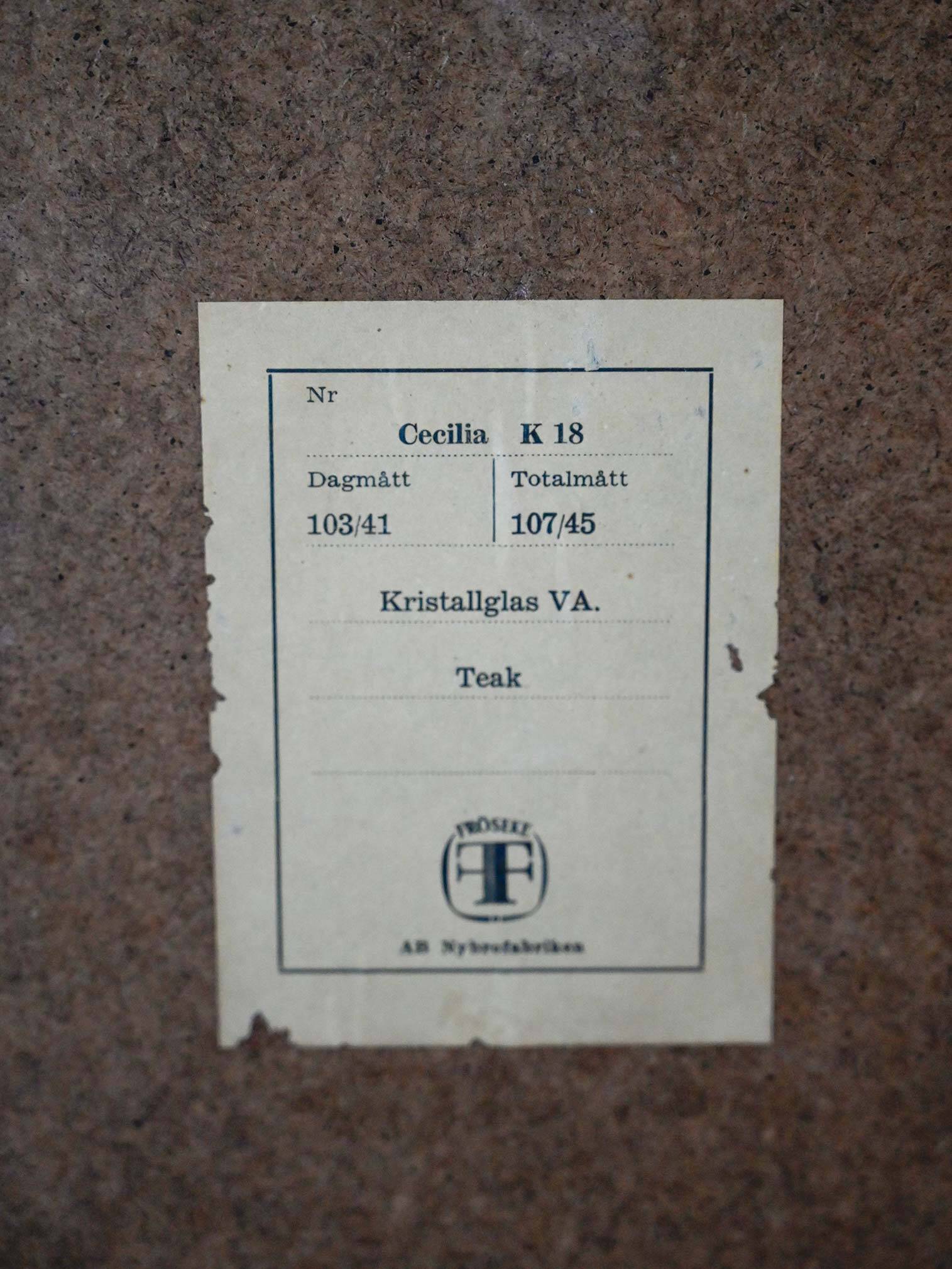 Scandinavian vintage teak mirror, 1950s