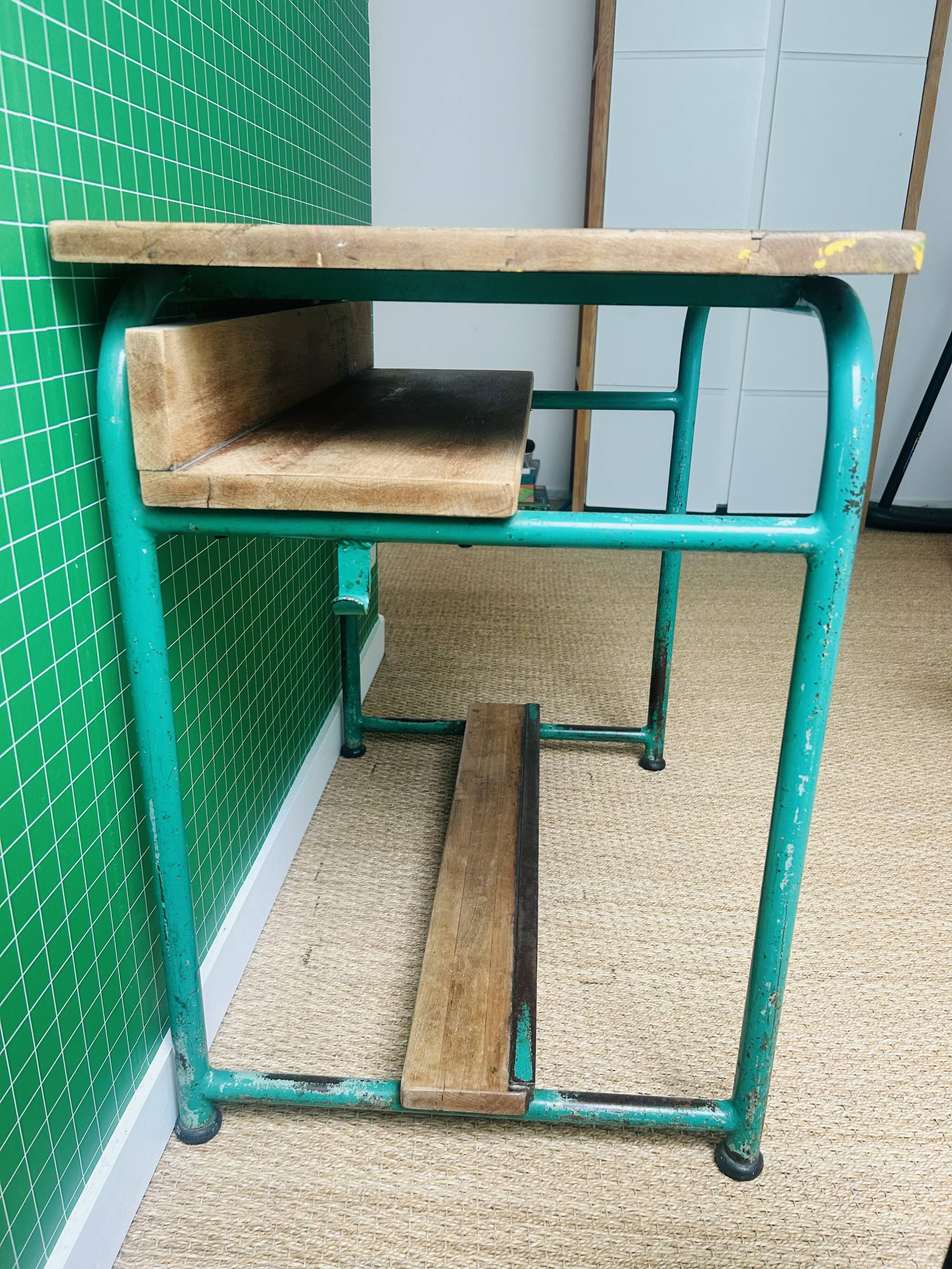 Vintage school desk