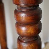 Happiness of the day in solid walnut 20th century