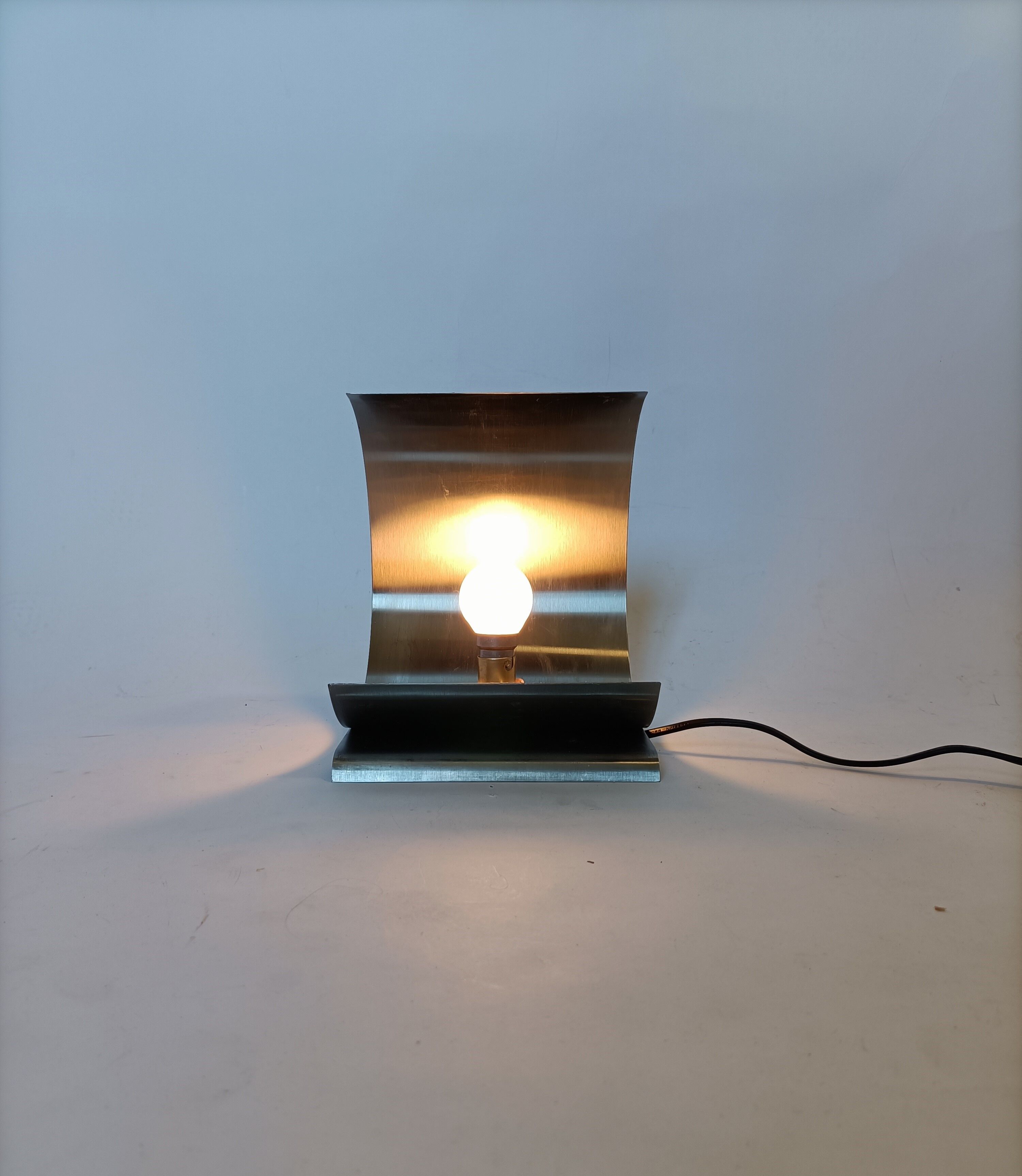 Modular lamp brushed aluminum 1970