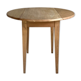 Table modulable à rabat en chêne massif vintage