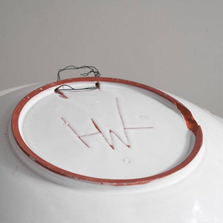 Hans Wagner large decorative ceramic bowl from the 1950s