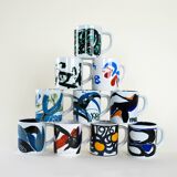 Porcelain mug, Danish design, 1988, manufacturer: Royal Copenhagen