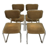 Series of 4 chairs 70s