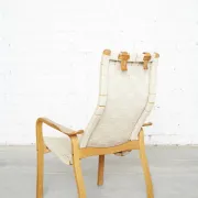 Fauteuil Lounge 'Primo High' d'Yngve Ekström pour Swedese