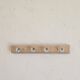 Vintage coat rack / hooks solid oak cottage style