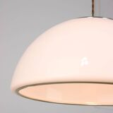 Space-age White Pendant by Luigi Massoni for Guzzini, 1960s