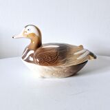 Terrine Vintage Faïence Michel Caugant Mandarin Blond France