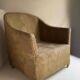 Fauteuil perlé doré -nigeria