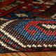 Ancient Turkish Carpet Yastik handmade 45cm x 91cm 1880s