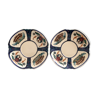 Lot 2 assiettes