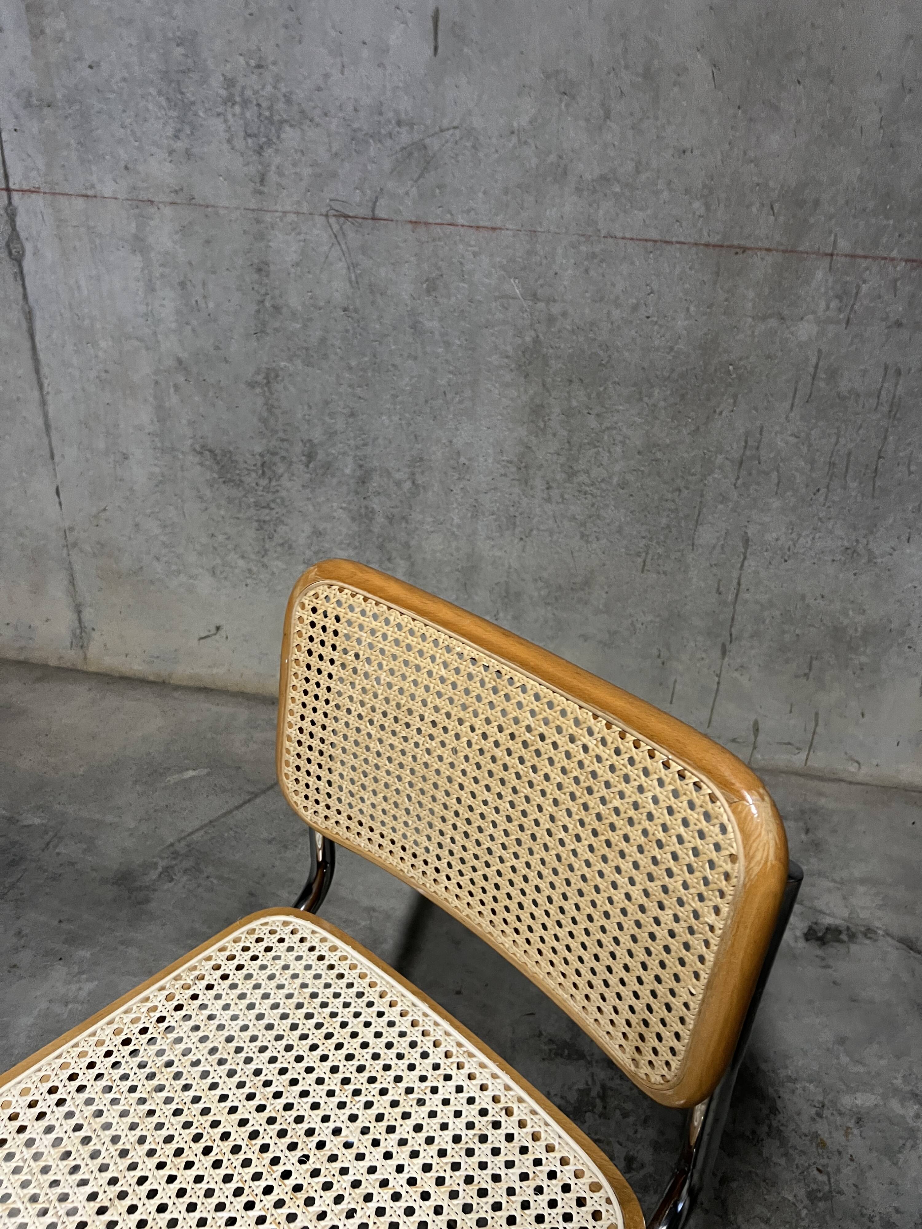 Chaise Cesca B32 Marcel Breuer années 70