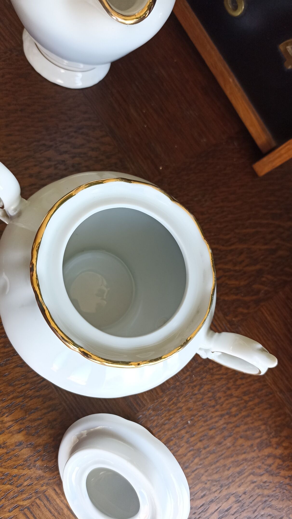 Coffee serving head Winterling Schwarzenbach in porcelain