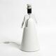 Stunning Italian 1970s ceramic plexiglass table lamp without a shade