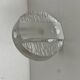 Sculptural Flower holder in Clear Glass , very decorative & unusual