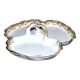 Limoges coupe mendiant polylobé en porcelaine U&C