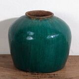 Vase ancien vert turquoise (vers 1820) #27