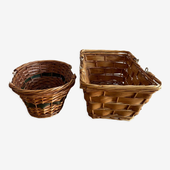 Set of two baskets