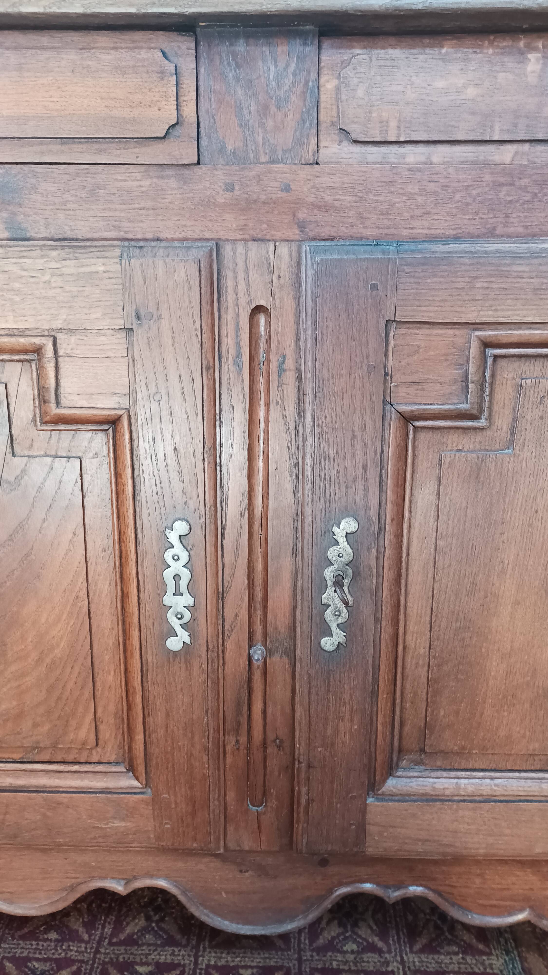 Louis XV oak sideboard