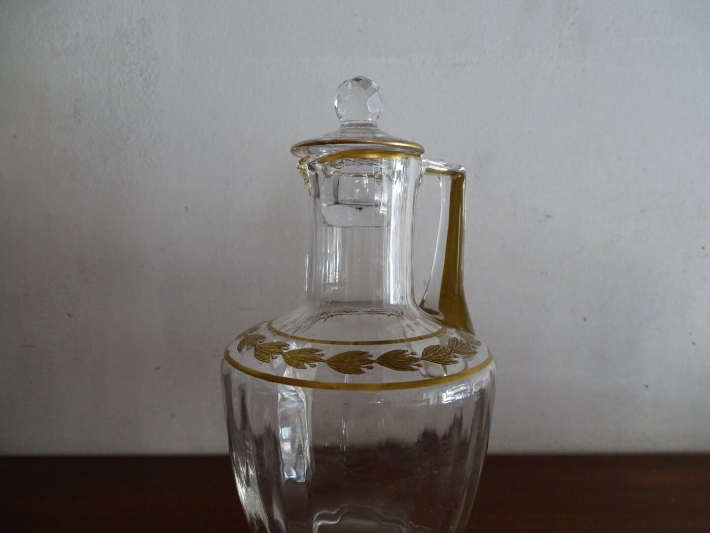 Former night service golden crystal Louis Damon - 20 Bd malherbes Paris - Signed