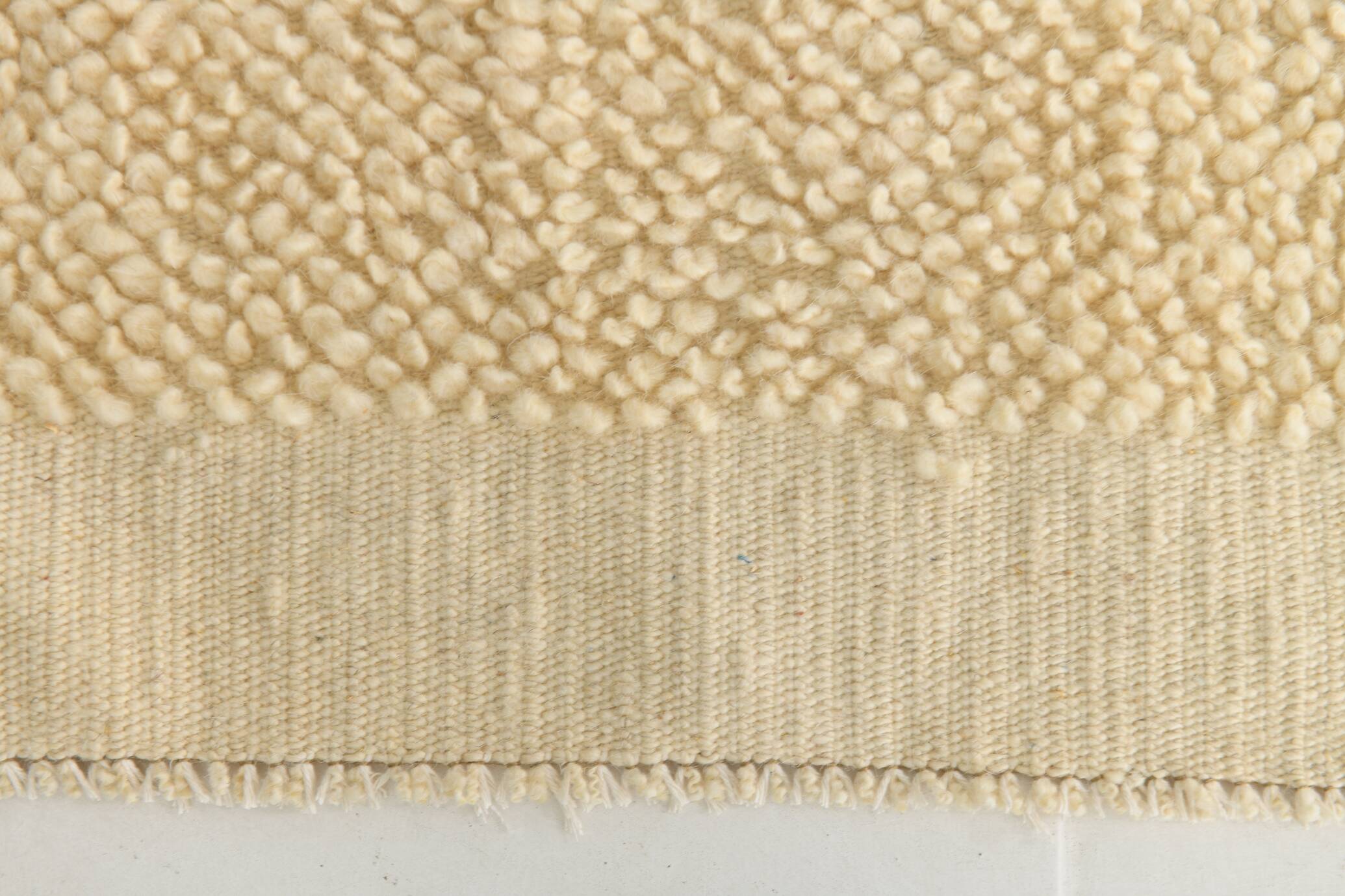 Paillasson turc moderne beige crème 2x3, 60x93 cm