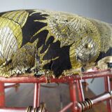 Napoleon III bamboo pouf