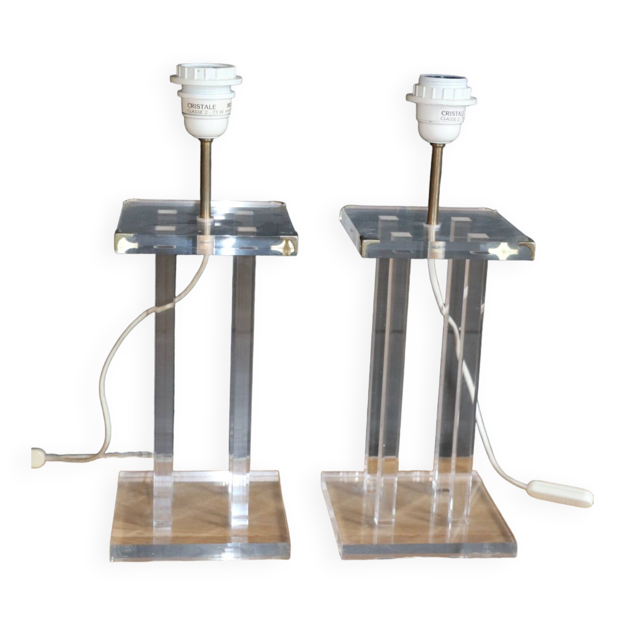 2 lampes David Lange Roche Bobois