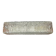 1960s frosted molded glass wall sconce