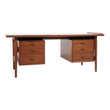 Vintage Danish teak desk by Arne Vodder for Sibast 1960 - 180 cm