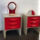 Pair of bedsides by Raymond Loewy design 70