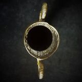 WMF Art Nouveau brass vase