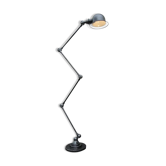 Vintage Jielde Industrial Graphite Lamp 4 arms by Jean Louis Domecq France 1960s