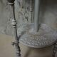 Vintage cast iron adjustable Shaving Stand