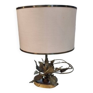 Lampe, feuillage bronze