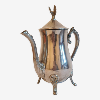 Silver vintage teapot