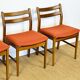 4 chaises scandinave 1960