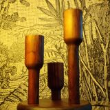 Temde Leuchten lamp in blackened pine