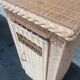 Vintage 50s rattan cabinet